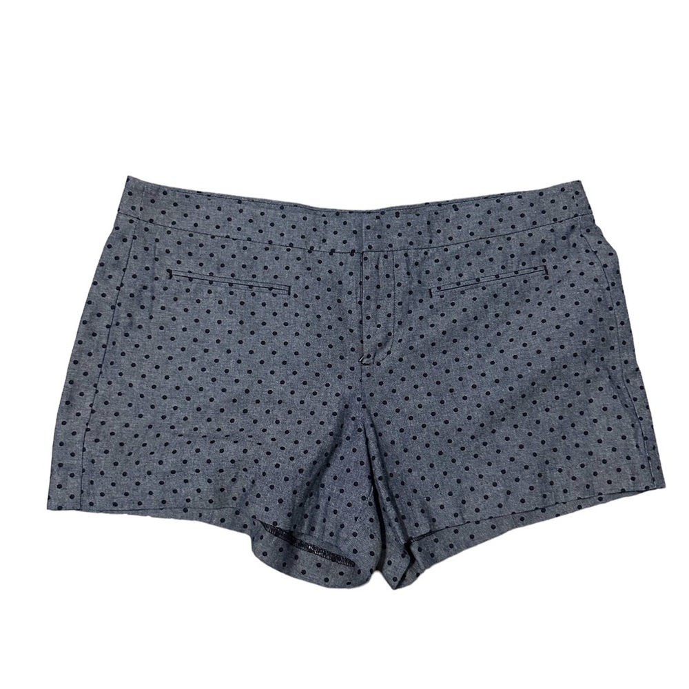 Gap Polka Dot Blue Cotton Shorts‎ Size 12